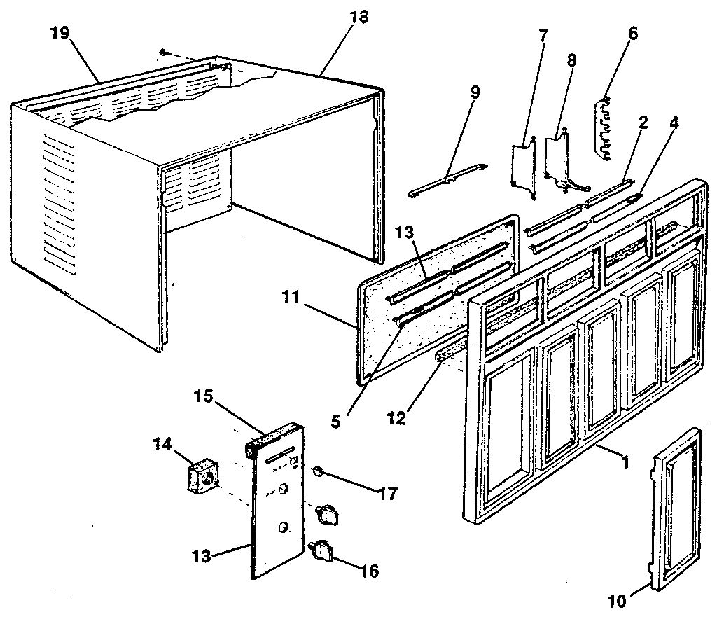 CABINET AND FRONT PANEL