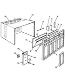 Cabinet and front panel