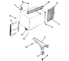 Kenmore 2538781290 window mounting & accessories diagram
