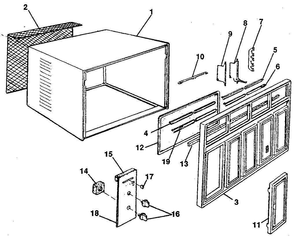 CABINET AND FRONT PANEL