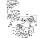 Briggs & Stratton 80212-8702-01 carburetor and fuel tank assembly diagram