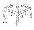 Craftsman 113199410 leg set diagram
