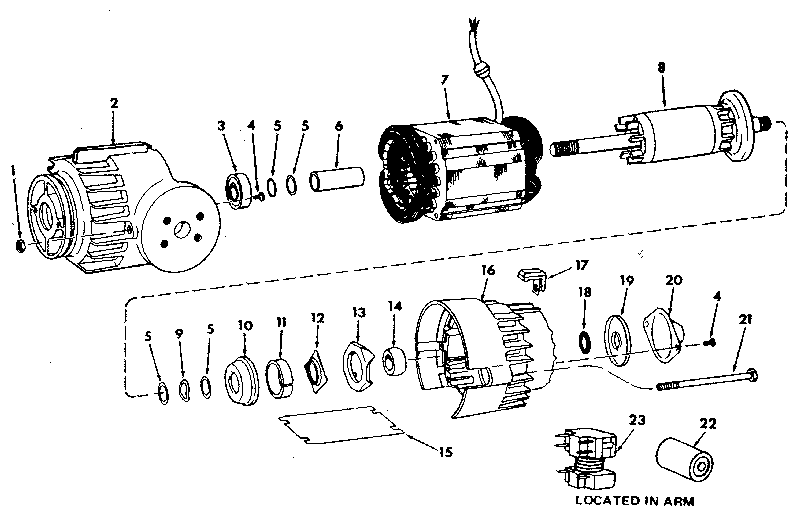 Motor assembly 63608