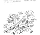 Sears 86584-BARBIE BEACH BUGGY barbie beach buggy diagram