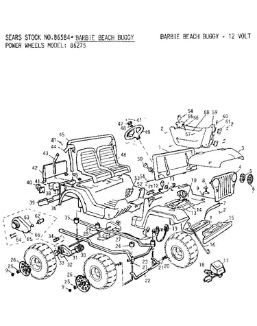 Barbie beach buggy