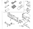 LXI 56453270550 front panel assembly and accessories diagram