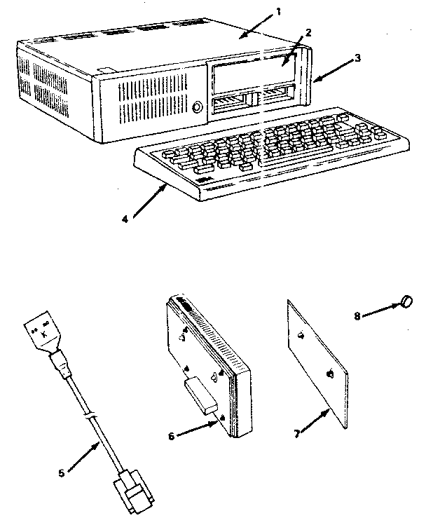 System unit, front