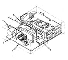 IBM PC JR system unit, internal diagram