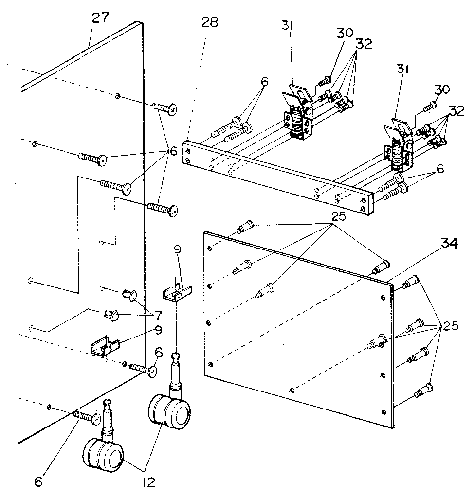 Back board assembly