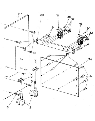 Back board assembly