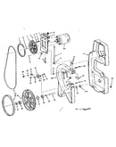 Frame and motor mount assembly