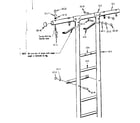 Sears 70172333-84 t frame assembly 206 diagram