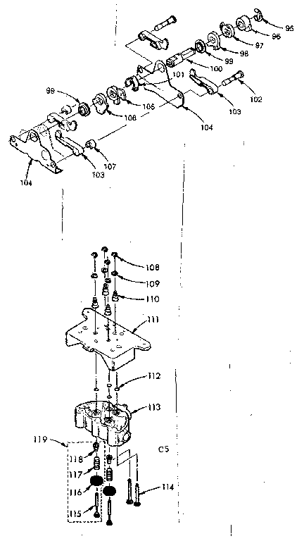 Cam nest assembly and valve cap assembly
