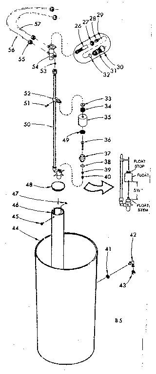 SALT STORAGE TANK AND SALT SAVER BRINE VALVE