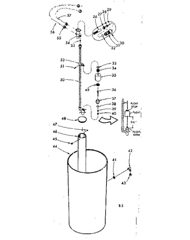 Salt storage tank and salt saver brine valve