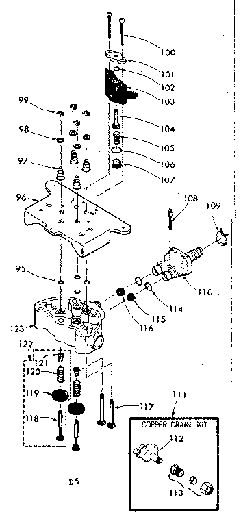 VALVE CAP, SAFETY VALVE AND FLOW WASHER HOUSING