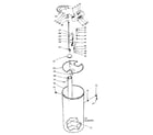 Kenmore 625342801 salt storage tank and brine metering valve diagram