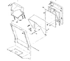 Sears 981455-3 mirror assembly diagram
