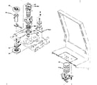 Sears 981455-3 projection lens assembly diagram