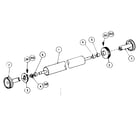 NEC 3500 SERIES 136-035194-001-a platen assembly diagram
