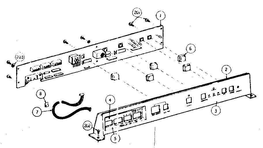 136-035195-004-a operator control panel assembly - 3530