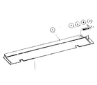 NEC 3500 SERIES 136-035239-001-a acrylic cover (s) assembly diagram
