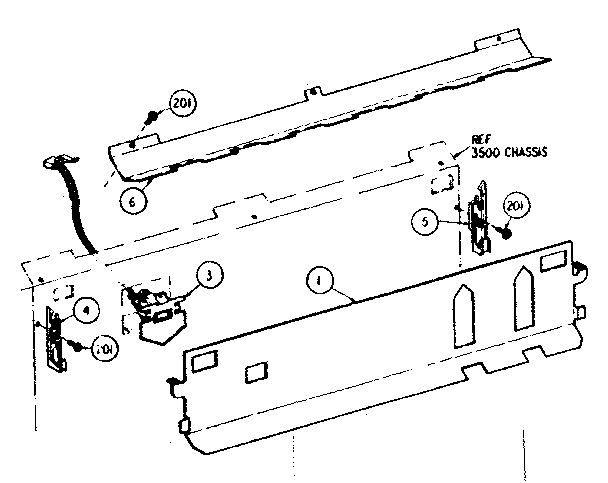 136-034864-001-A BOTTOM FEED GUIDE ASSEMBLY