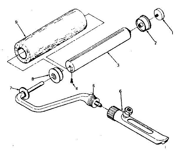 30-16232 craftsman airless roller assembly