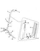 Handle and bag housing