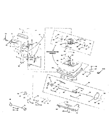 Nozzle and motor assembly