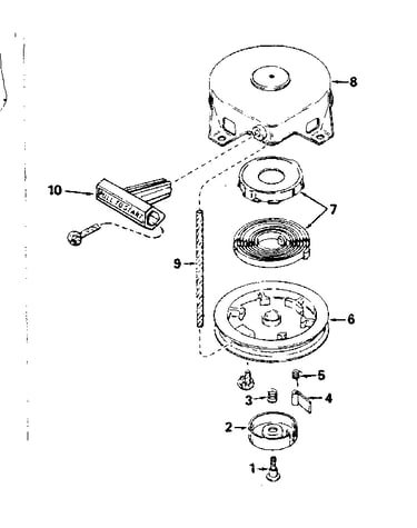 Rewind starter no. 590537