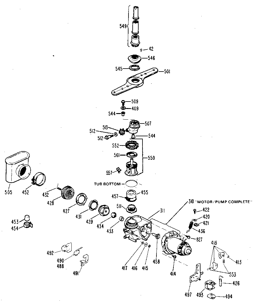 MOTOR-PUMP ASSEMBLY