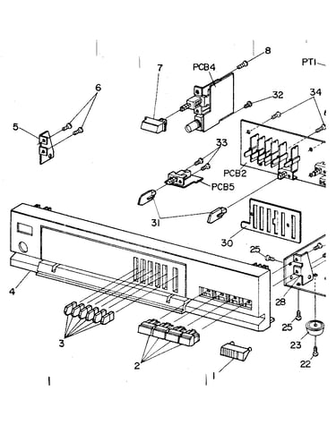 Front panel assembly