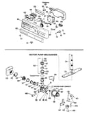 Control panel and motor-pump assembly