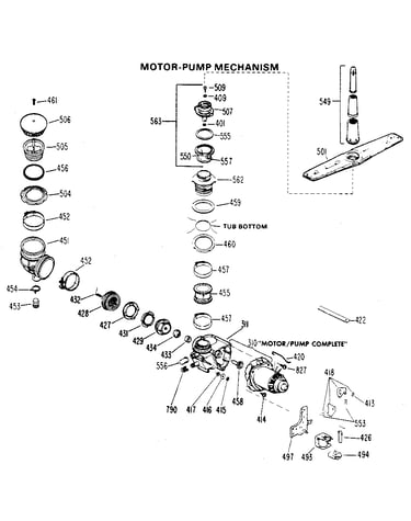 Motor- pump assembly