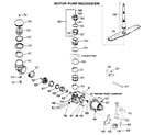 GE GSD400YK-01 motor-pump assembly diagram