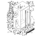 Kenmore 1068582360 cabinet parts diagram