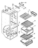 Refrigerator liner parts