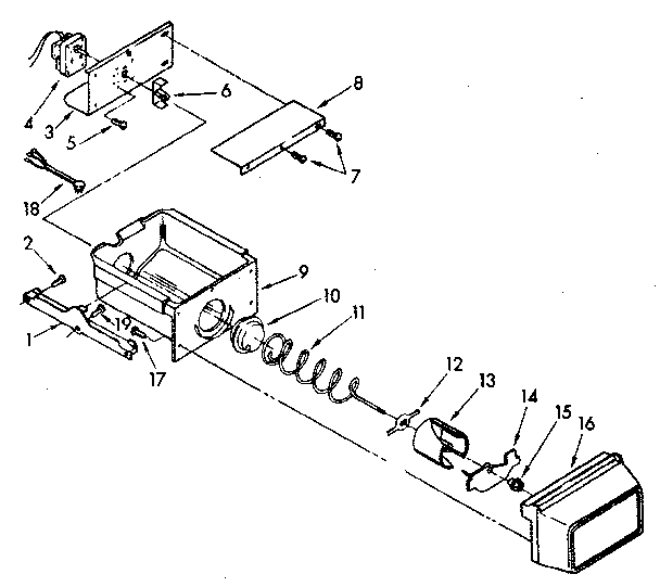 Freezer interior parts
