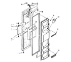Kenmore 1068582330 freezer door parts diagram