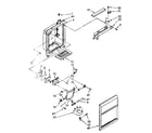 Kenmore 1068582370 dispenser front parts diagram