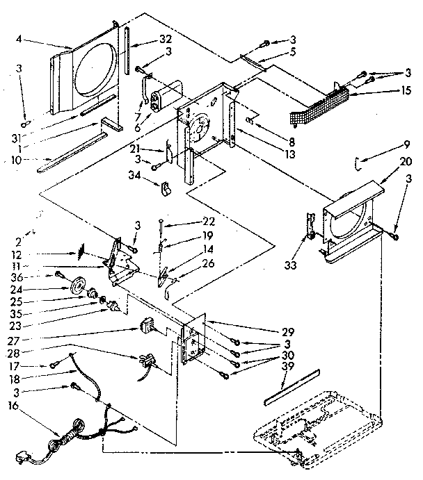 Air flow and control parts