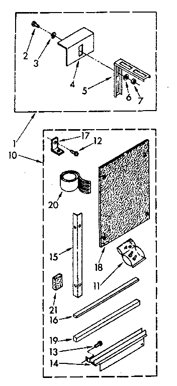 Accessory kit parts