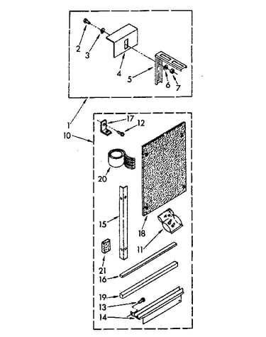 Accessory kit parts