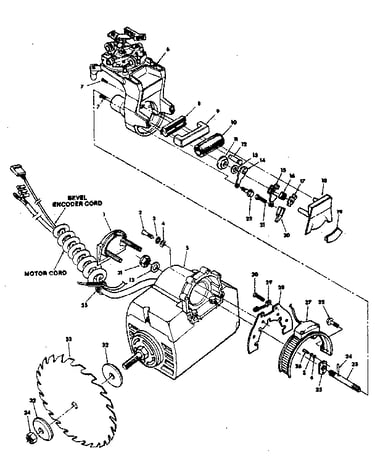 Figure 3 - yoke and motor assembly