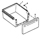 Craftsman 113198611 figure 10 - drawer assemblies 3", 6", 10" diagram