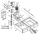 Craftsman 113198510 figure 2-base and column assembly diagram