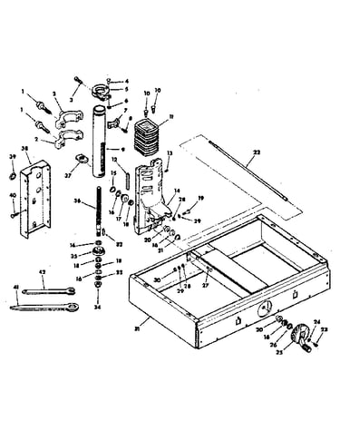 Figure 2-base and column assembly