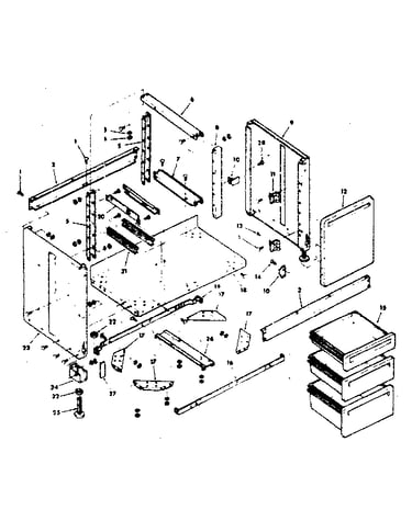 Figure 9 - cabinet assembly