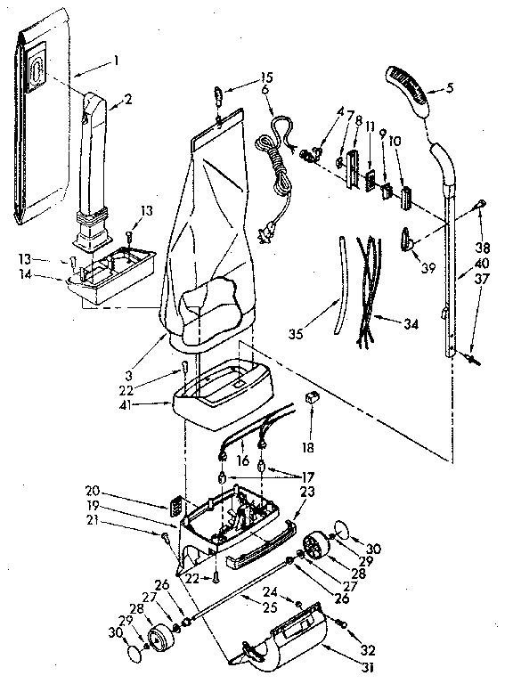 HAND AND BAG HOUSING PARTS